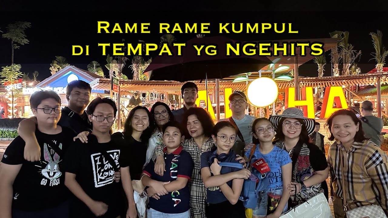 Kalau Kumpul, Ramai Banget Dah | MENJAJAL PANTAI ALOHA YG NGEHITS, akhirnya Pindah ke Warteg Jum