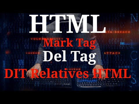 how to used del and mark tag in HTML 12/12/20