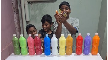 Best of 2025 compilation video of entertaining bottle color matching challenge game - 89