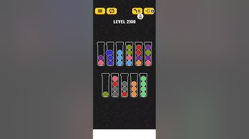 Ball sort level 2100