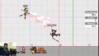 Ganondorf 5 hit 60% TRUE COMBO?!