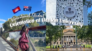 🇰🇭🇦🇺 Orientation at Deakin University as an International Student