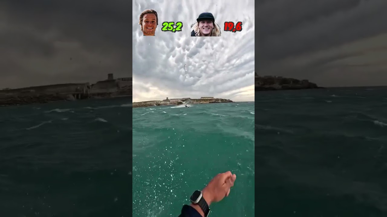 Who jumps The highest? #short #kitesurfing