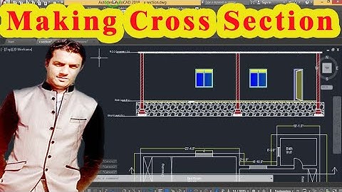 AUTOCAD|HOW TO MAKE CROSS SECTION in Autocad in Urdu/Hindi |CAD TUTORIALS BY YASIR