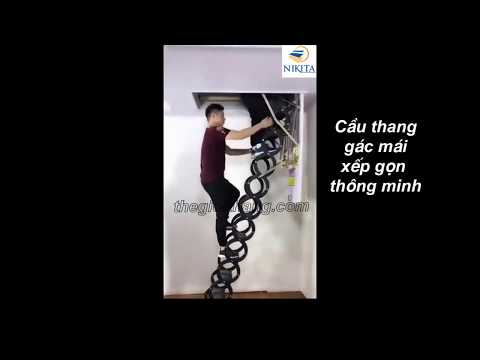 Video Cầu thang gác lửng thông minh - youtube