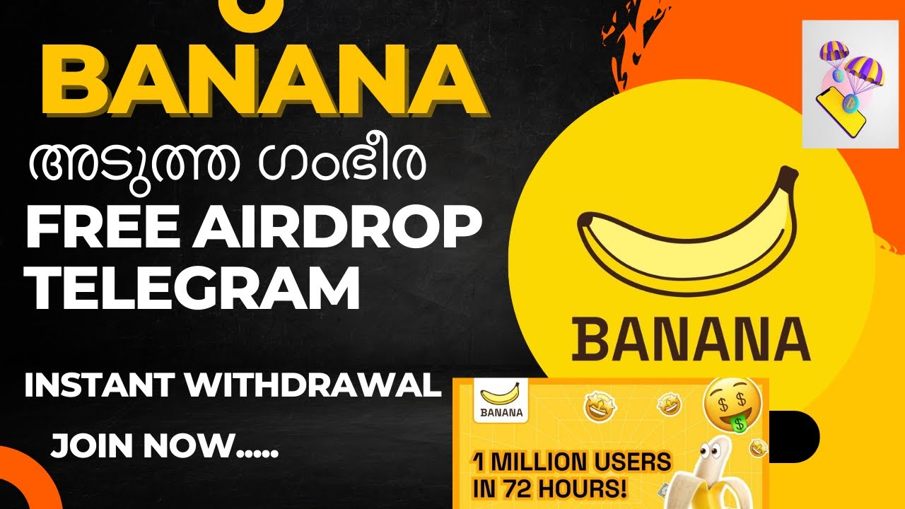 banana-free-airdrop-telegram-malayalam-crypto-mining-carv