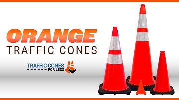 Classic Orange Traffic Cones: Durable, Visible, and Jobsite-Ready