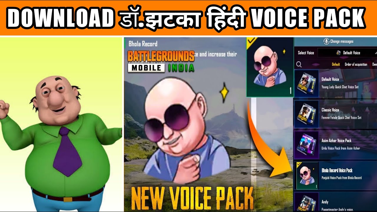 HOW TO DOWNLOAD HINDI VOICE PACK IN BGMI | BATTLEGROUNDS MOBILE INDIA ...