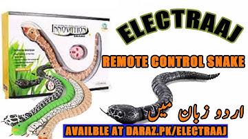 Wow! Amazing RC Snake - UNBOX & TEST!!   Electraaj