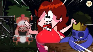 Fat Girlfriend Vs Fat Rainbow Friends Sleeping