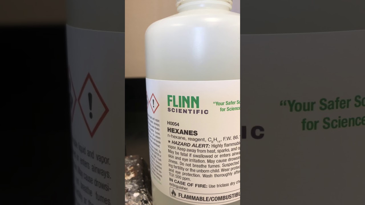 Video 9 - Exp. 10 - Hexanes