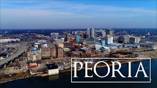 Peoria, Illinois 4K Drone Video
