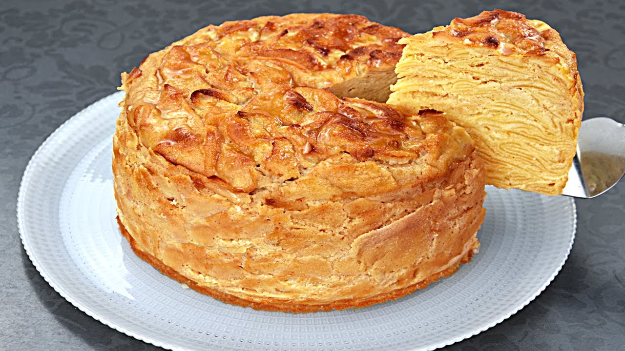 Гора яблок! Без сахара, без пшеничной муки! Яблочный десерт, который сводит мир с ума.