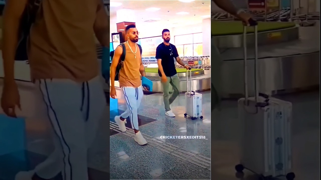 Hardik Pandya kL Rahul airport entry | Best friend 