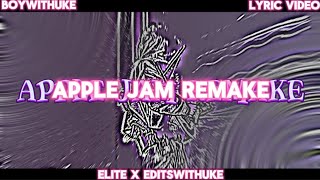 Boywithuke - Apple Jam Remake Lyric Video With