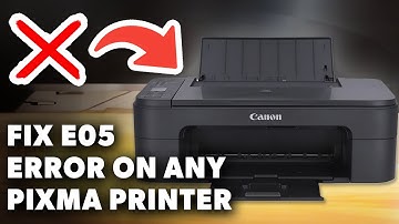 How To Fix E05 Error On Any Canon Pixma Printer (Any Pixma Model) (2025 Guide)