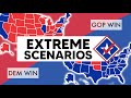 Comparing Trump & Biden's EXTREME Victory Maps