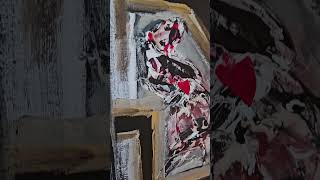 🎨 "The Path of No Map"  Abstract Expressionism in Motion 🖤#artisticexploration #abstractartpainting