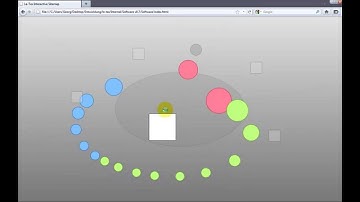 Interactive knowledge graph visualization with SVG and JavaScript