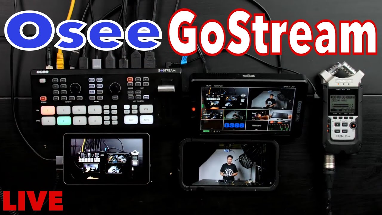 OSEE GoStream Deck Live Stream & SD Card Recording Test 1 - YouTube