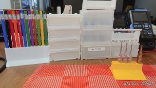 Tilt Bins 3D Printed to Custom Specs - For parts I am using an my Wireless 1:64 Cars