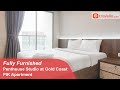 Room tour fully furnished penthouse studio at gold coast pik apartment