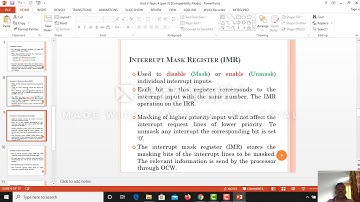 8259A PROGRAMMABLE INTERRUPT CONTROLLER (part II)