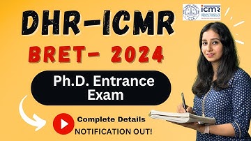 ICMR PhD 2024 Application Form Out - *MAJOR CHANGES IN ICMR 2024* 🔥 Complete Details