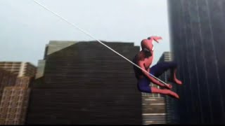 Spiderman swinging animation (prisma 3d)