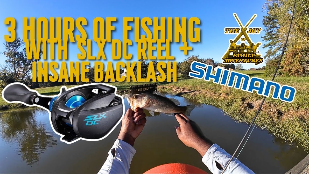 3 Hours of Non Stop Bass Fishing with Shimano SLX DC Reel + INSANE Backlash Recovery Tips!