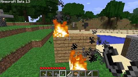 [Minecraft] Fireproof wood