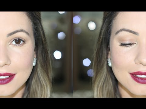 Tutorial de Maquiagem | Olho Nada e Boca Tudo