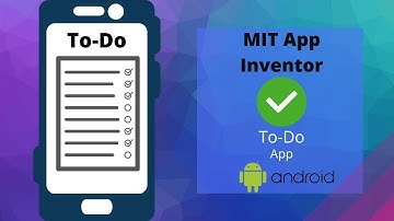 How to Make To-Do App | Part 1 | MIT App Inventor | By Krishna Raghavendran