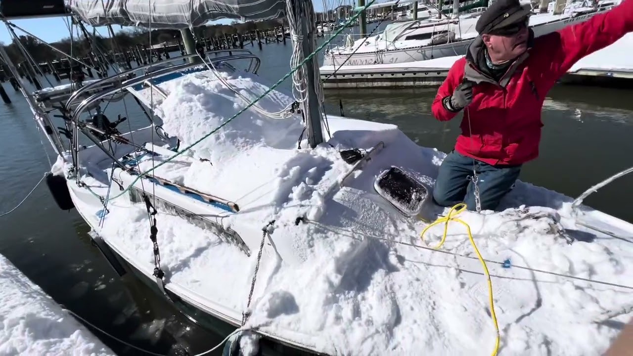 Sweet Pee winter haul out.