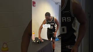 They tried their best 🤣 #spurs #nba #sanantonio #girlgrip
