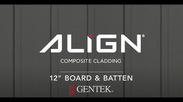 ALIGN® 12" Board and Batten
