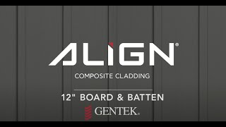 ALIGN® 12" Board and Batten