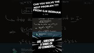 🔥 Solve Ellipse Double Integration under 60 seconds || G.N BERMAN | MIT BEE Level Problem #calculus