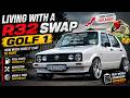 R32 swap Golf 1, two years later