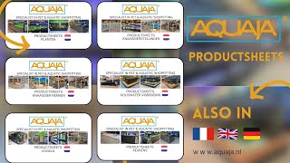 Aquaja Productsheets
