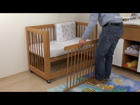Video: Wie Man Ein Hölzernes Babybett Malt