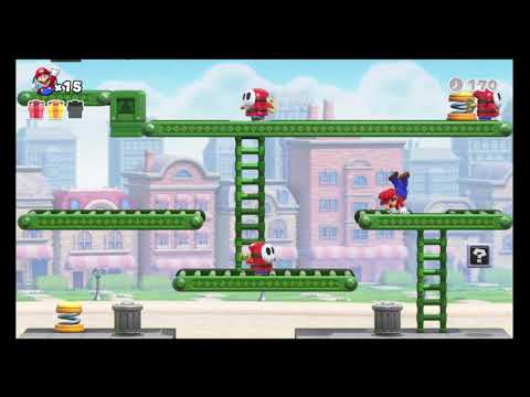 Mario vs Donkey Kong World 1 Full Clear 100% Perfect | Mario vs Donkey Kong (Nintendo Switch)