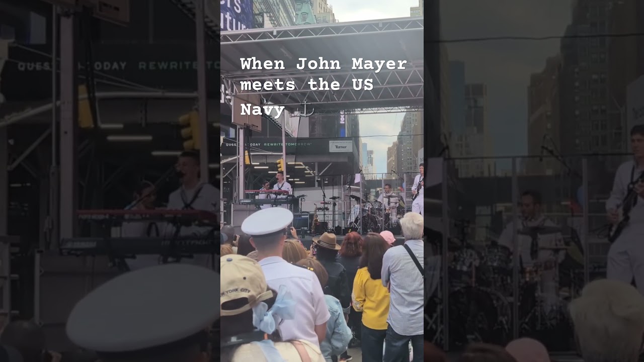 John Mayer “Gravity” sung by Caleb Dinger with Navy Band Northeast Rhode Island Sound NYC 2025