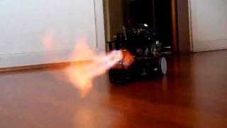 Flamethrower bot