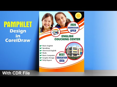 Pamphlet Design In CorelDraw how to make Brochure Design in CorelDraw