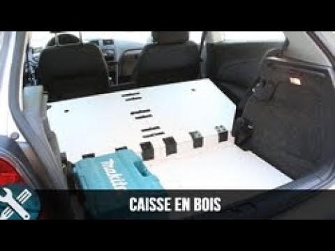 Bricolage vlogs - Réalisation d'une caisse en bois pour le coffre de ma  voiture 
