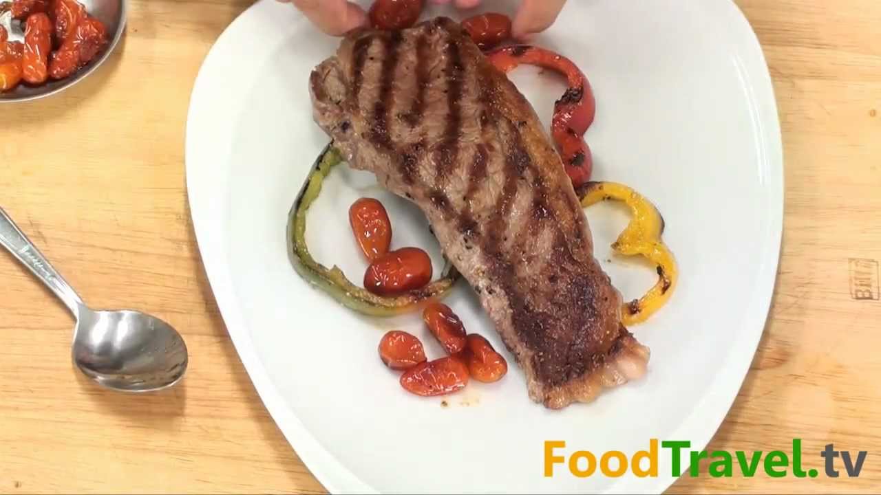 สเต็กเนื้อซอสมิโซะ Sirloin Steak with Miso Sauce