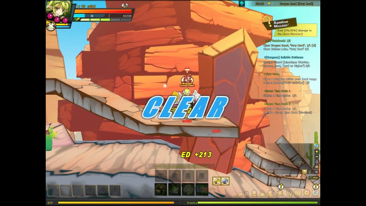 Elsword Rena trapping ranger Gameplay - YouTube