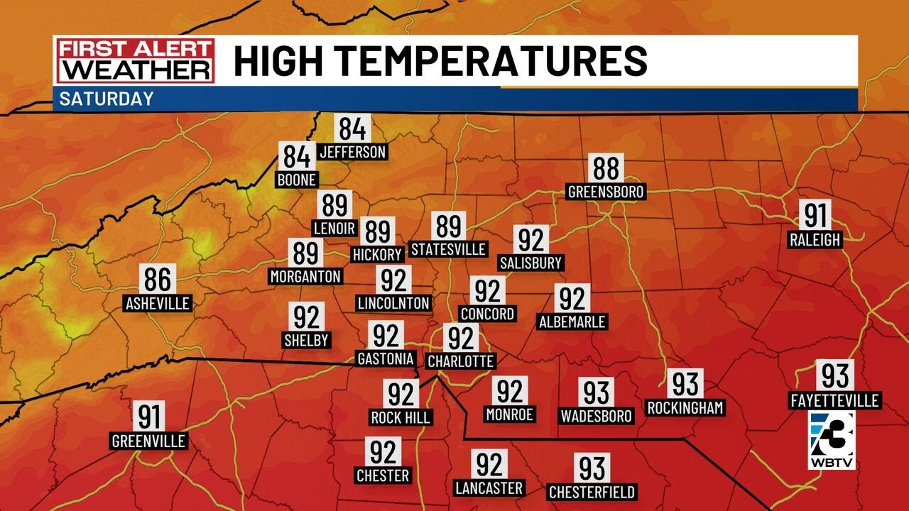 Heat and humidity continue; low rain chances - YouTube