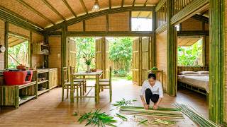 No One Believed That The Girl Could Build Her Bamboo House In Just 200 Days  By dangthimui